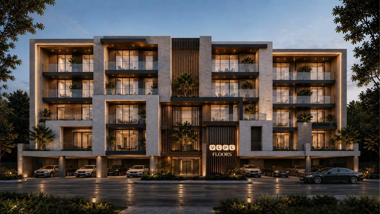 VLPL Floors premium low-rise apartments in Sector 99A Gurgaon with contemporary design.